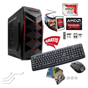 PC Mustang RED- AMD A6 9500...