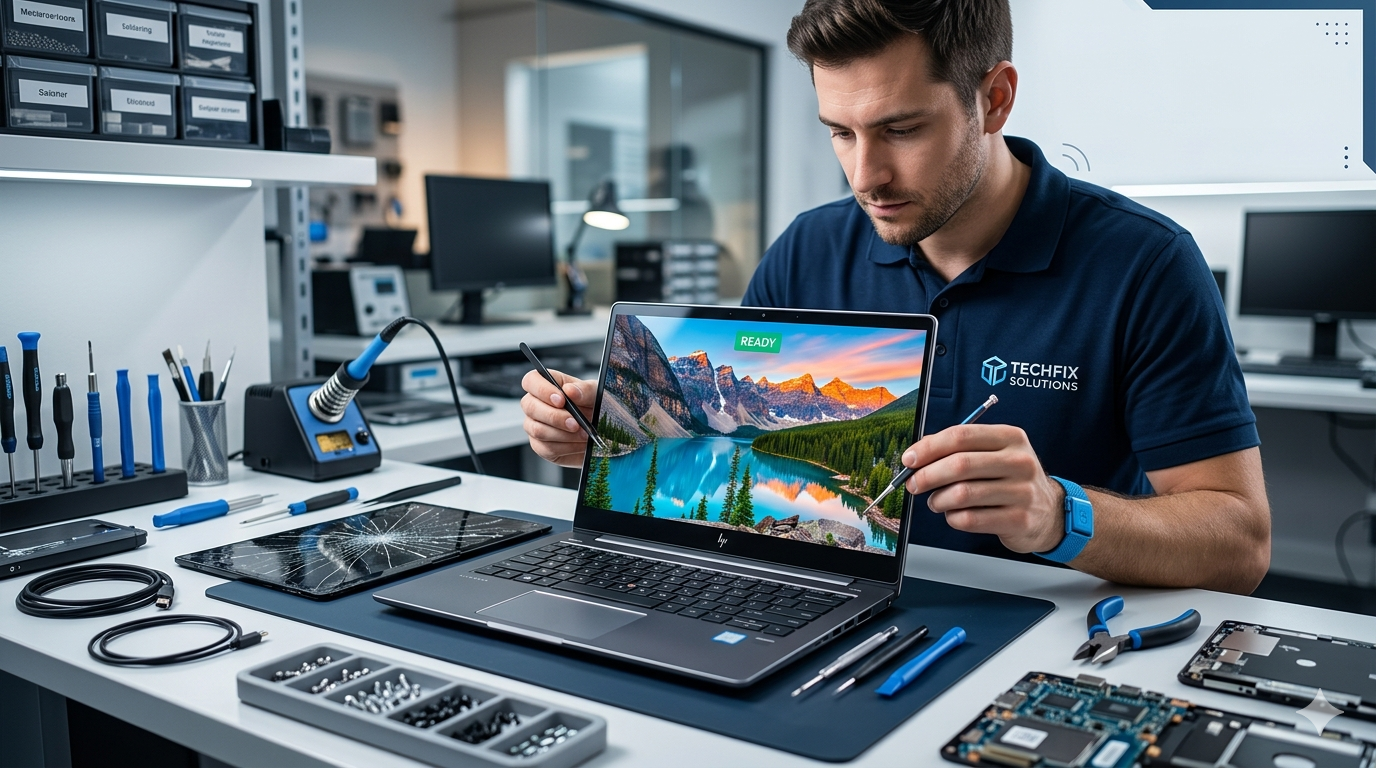 Cambio de Pantalla de Laptops